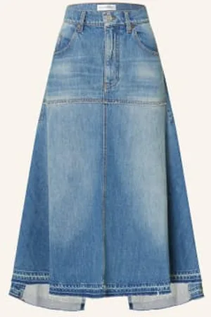 Victoria Beckham Spódnica Jeansowa blau