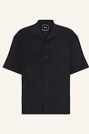 Y-3 Koszula Z Klapami Comfort Fit schwarz
