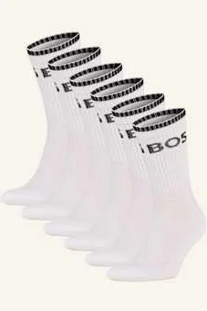 HUGO BOSS Skarpety Qs, 6 Par weiss