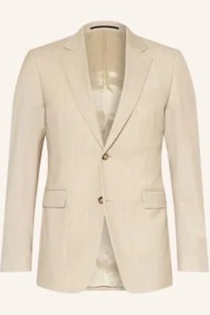 Tiger of Sweden Marynarka Garniturowa Justin Regular Fit beige