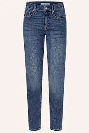 7 for all Mankind Jeansy Skinny The Ankle blau