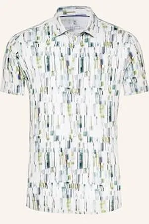 DESOTO Koszula Z Krótkim Rękawem Extra Slim Fit gruen
