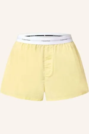 Calvin Klein Szorty Od Piżamy Cotton Poplin gelb