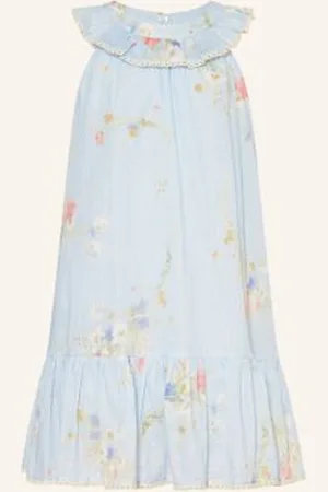 ZIMMERMANN Sukienka Lucky Z Falbankami blau