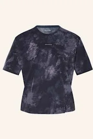 Salomon T-Shirt Trackline blau
