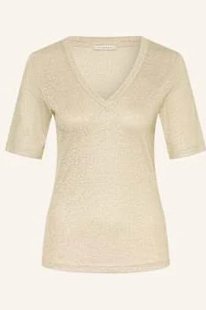 lilienfels T-Shirt Z Błyszczącą Przędzą gold