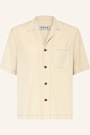 CDLP Koszula Z Klapami Comfort Fit beige