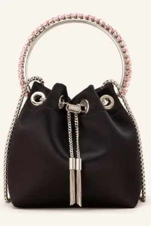 Jimmy Choo Torba Worek Bonbon Bucket schwarz