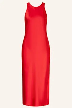 Claudie Pierlot Sukienka Satynowa Z Wycięciem rot