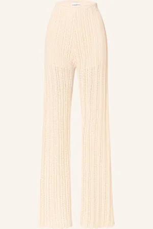 Claudie Pierlot Spodnie Z Dzianiny weiss