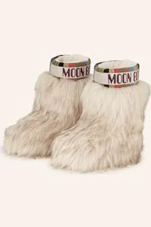 Moon Boot S Icon Yeti Ze Sztucznym Futrem beige