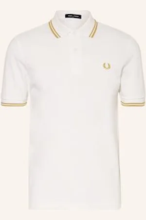 Fred Perry Koszulka Polo Z Piki weiss