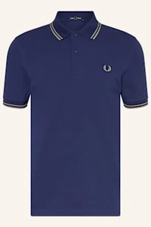 Fred Perry Koszulka Polo Z Piki blau