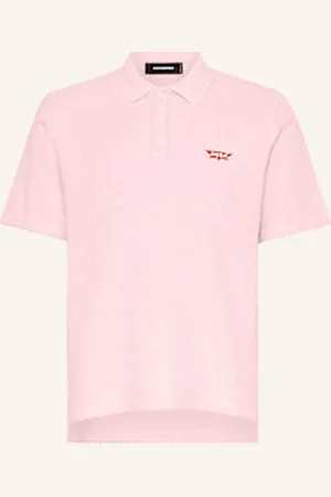 Dsquared2 Koszulka Polo Z Materiału Frotte Tennis Fit pink