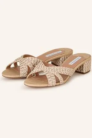 Aquazzura Klapki Sundance beige