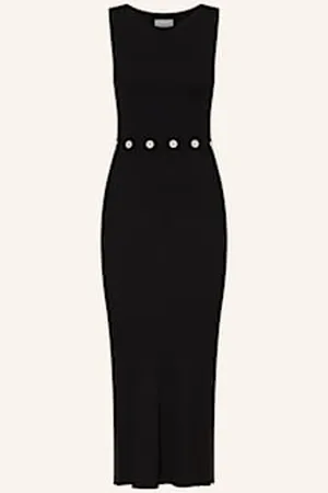 Claudie Pierlot Sukienka Z Dzianiny Marlone schwarz