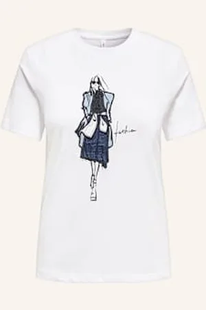 ONLY T-Shirt weiss