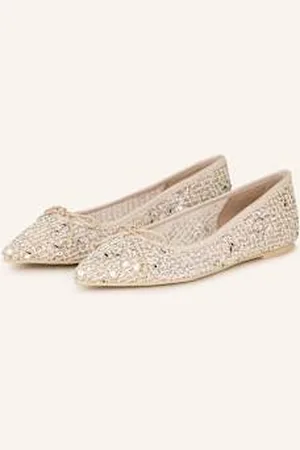 Pretty Ballerinas Baleriny Freja Z Cekinami beige