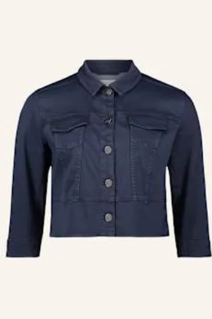 Betty & Co Krótka Kurtka Z Rękawami 3/4 blau