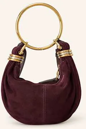 Chloé Torebka Hobo Bracelet Mini rot