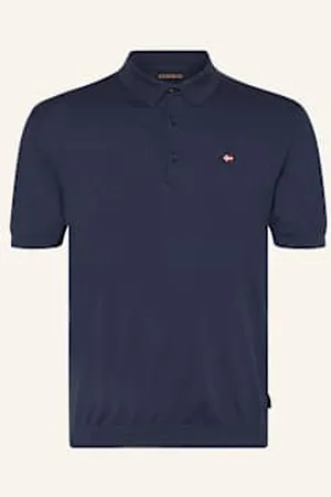Napapijri Koszulka Polo Z Dzianiny Nelli Regular Fit blau