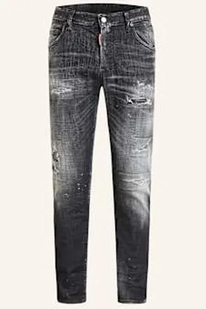 Dsquared2 Jeansy Skater Extra Slim Fit schwarz