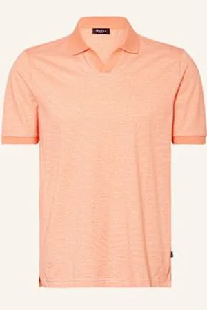Maerz Koszulka Polo Z Dżerseju Regular Fit orange