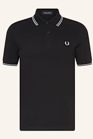 Fred Perry Koszulka Polo Z Piki schwarz
