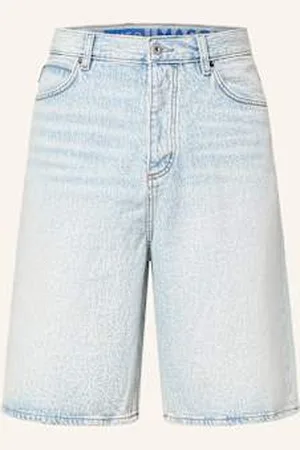 Hugo Blue Szorty Jeansowe Mason Loose Baggy Fit blau