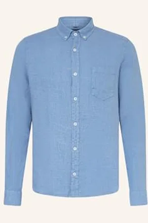 Maerz Koszula Z Lnu Comfort Fit blau
