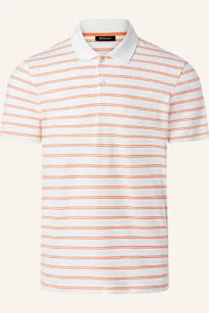 Maerz Koszulka Polo Z Dżerseju Regular Fit orange