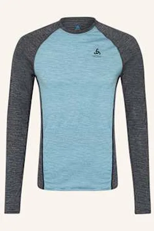 Odlo Koszulka Funkcyjna Performance Wool Z Wełny Merino blau