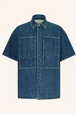 Jil Sander Overjacket Z Jeansu blau