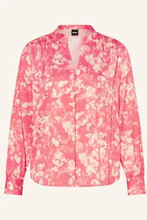 HUGO BOSS Bluzka Banora Z Jedwabiu pink