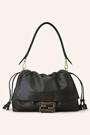 Fendi Torba Na Ramię Mamma Baguette schwarz