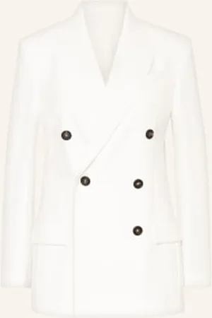 Brunello Cucinelli Blezer weiss