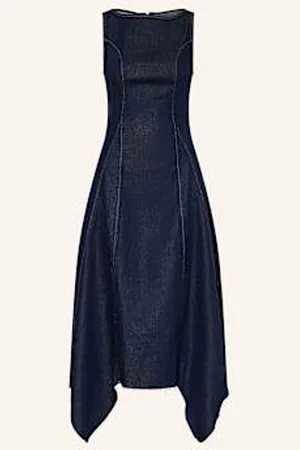 EB DENIM Sukienka Jeansowa Cara blau