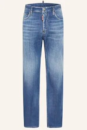 Dsquared2 Jeansy 642 Straight Fit blau