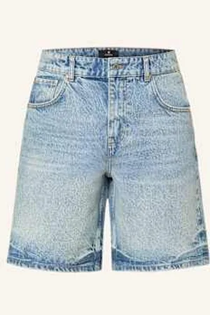 Represent Szorty Jeansowe Wide Fit blau