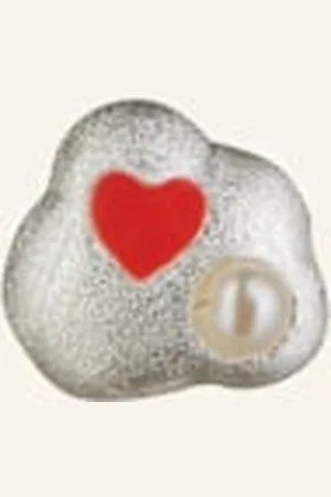 Lulu Copenhagen Kolczyk Na Sztyft Magic Stone Heart silber