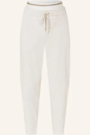 Cambio Spodnie 7/8 Eden W Stylu Dresowym weiss