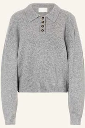 Loulou Studio Sweter Z Kaszmiru Homere grau