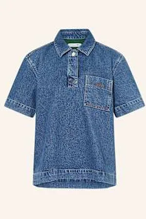 Lacoste Bluzka Jeansowa blau