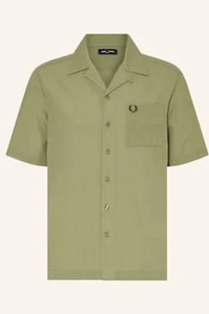 Fred Perry Koszula Z Klapami Comfort Fit gruen