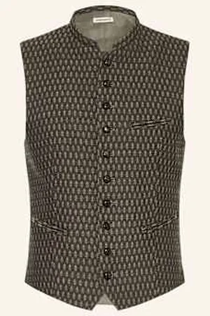 Gottseidank Kamizelka Do Stroju Ludowego Konstantin Extra Slim Fit gruen