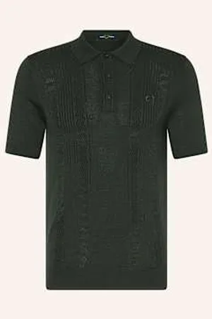 Fred Perry Koszulka Polo Z Dzianiny gruen