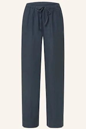 Marc O’ Polo Spodnie Z Lnu blau