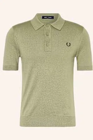 Fred Perry Koszulka Polo Z Dzianiny gruen