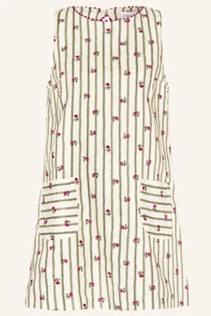 Claudie Pierlot Sukienka Z Lnu beige