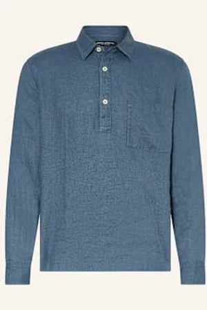 Marc O’ Polo Koszula Z Lnu Regular Fit blau
